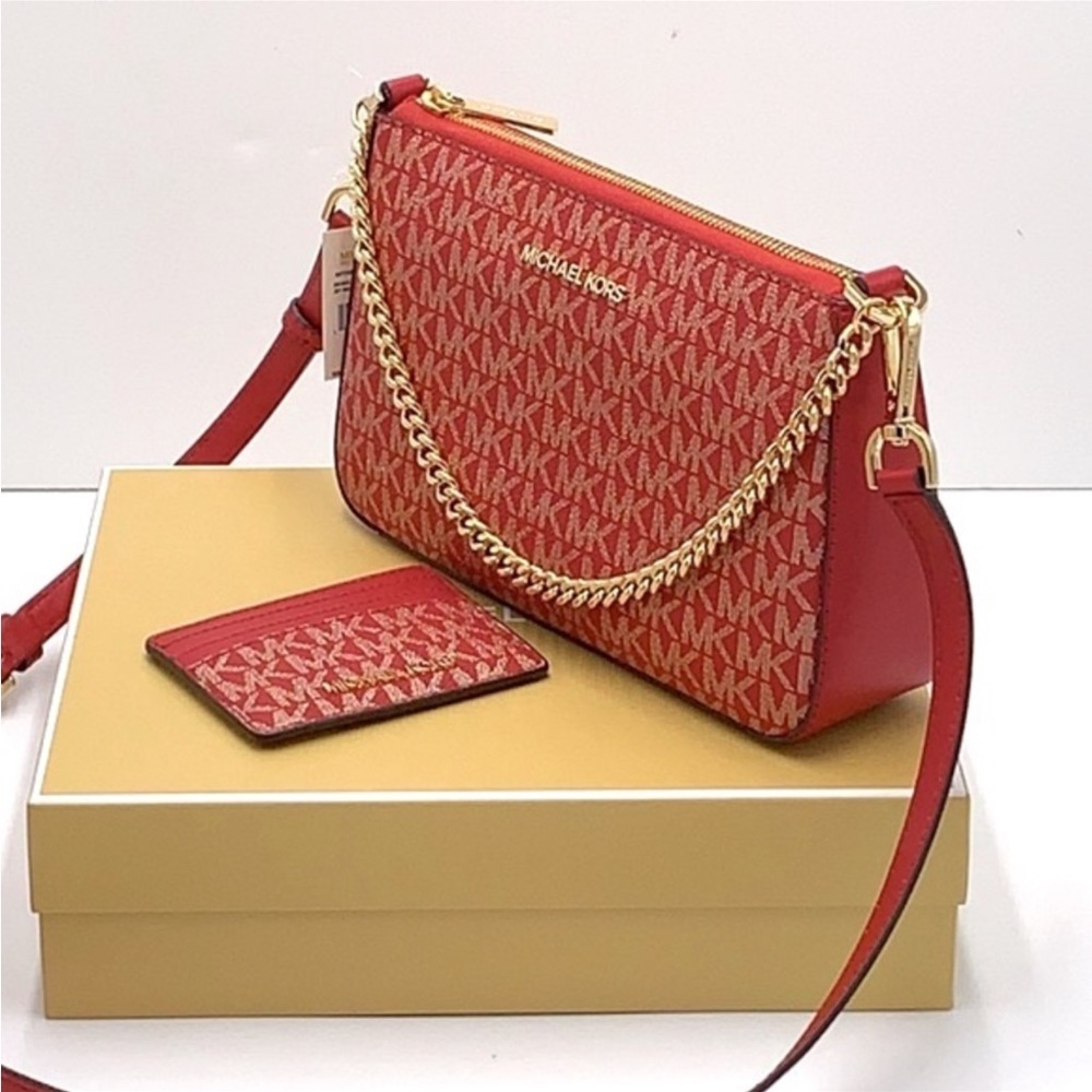 MICHAEL KORS GIFTABLE SHOULDER BAG & CARD HOLDER BOXED SET - Picture 6 of 16
